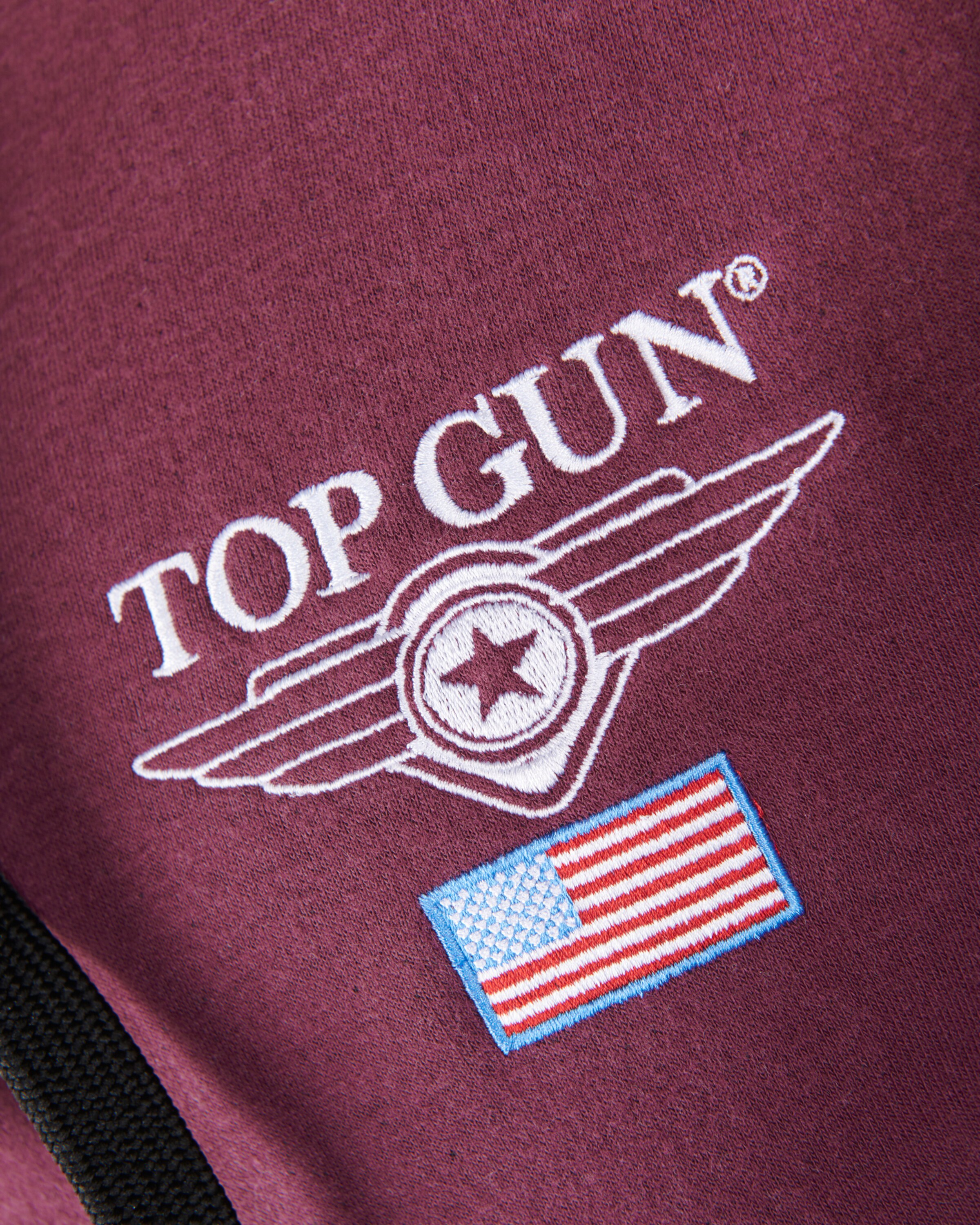 TOP GUN Sweatshirt in Rood