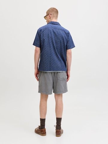 JACK & JONES Wide Leg Shorts in Grau