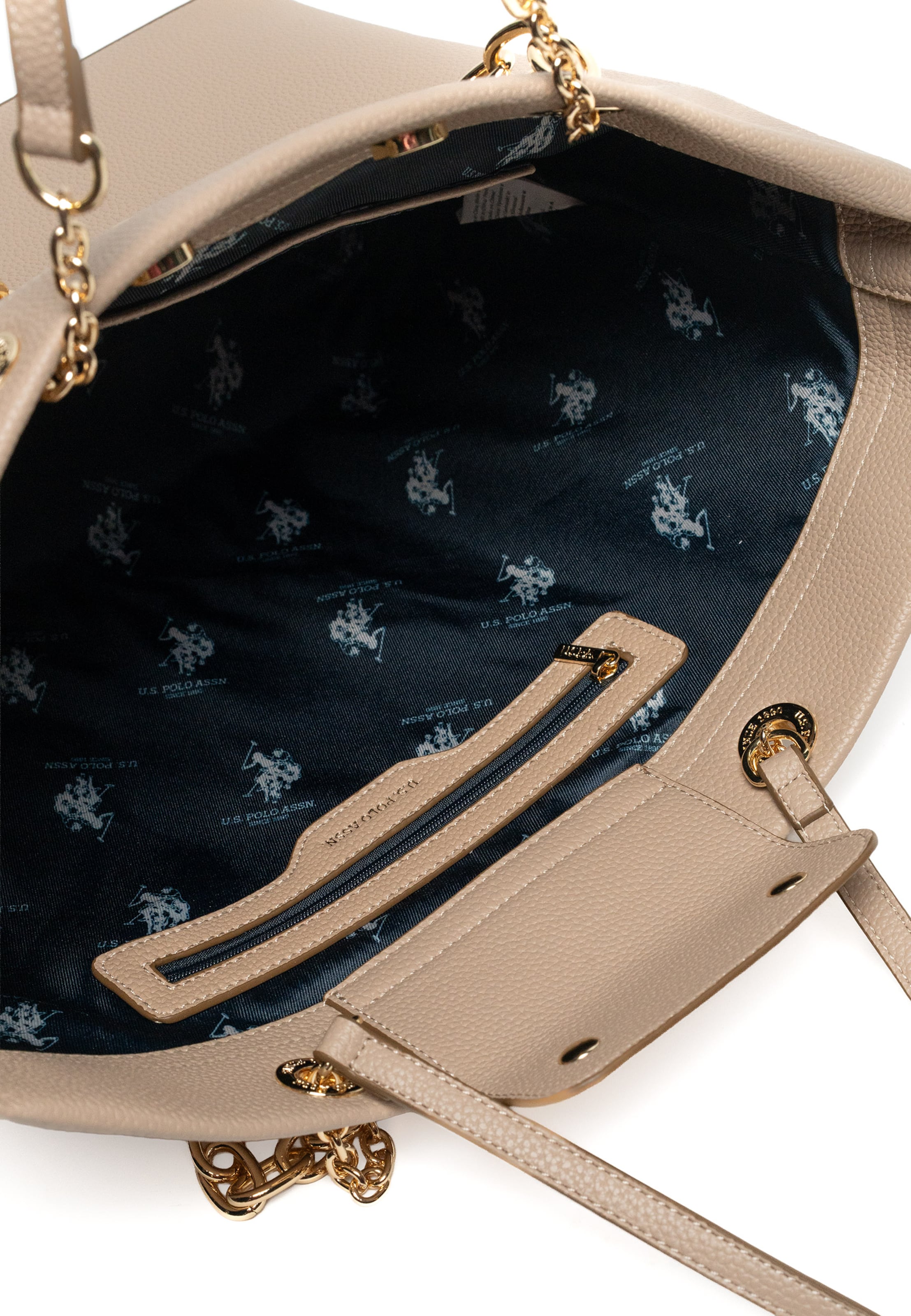 Shopper di U.S. POLO ASSN. in beige