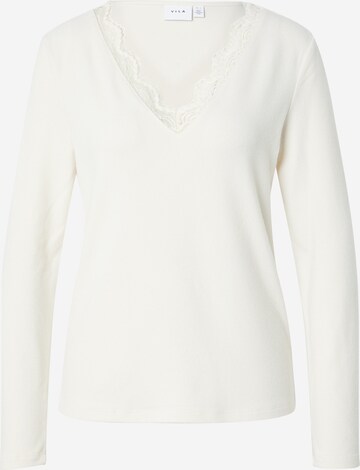 VILA Shirt 'BENIA' in Beige: voorkant