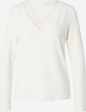 VILA Shirt 'BENIA' in Beige: voorkant