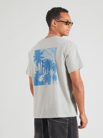LEVI'S ® Тениска 'Relaxed Graphic Tee' в сиво: отпред
