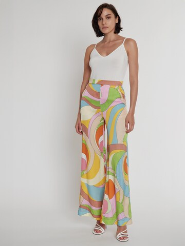 Wide Leg Pantalon 'Pazora' Ana Alcazar en mélange de couleurs