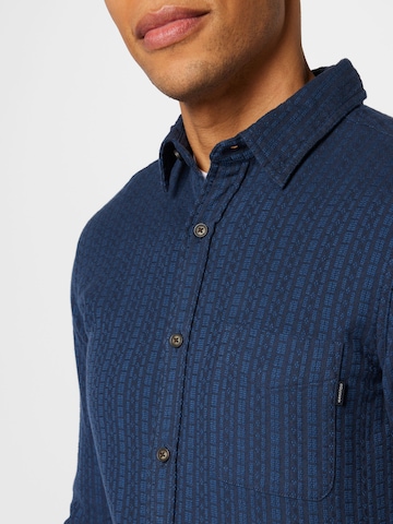 Dockers - Ajuste estrecho Camisa en azul