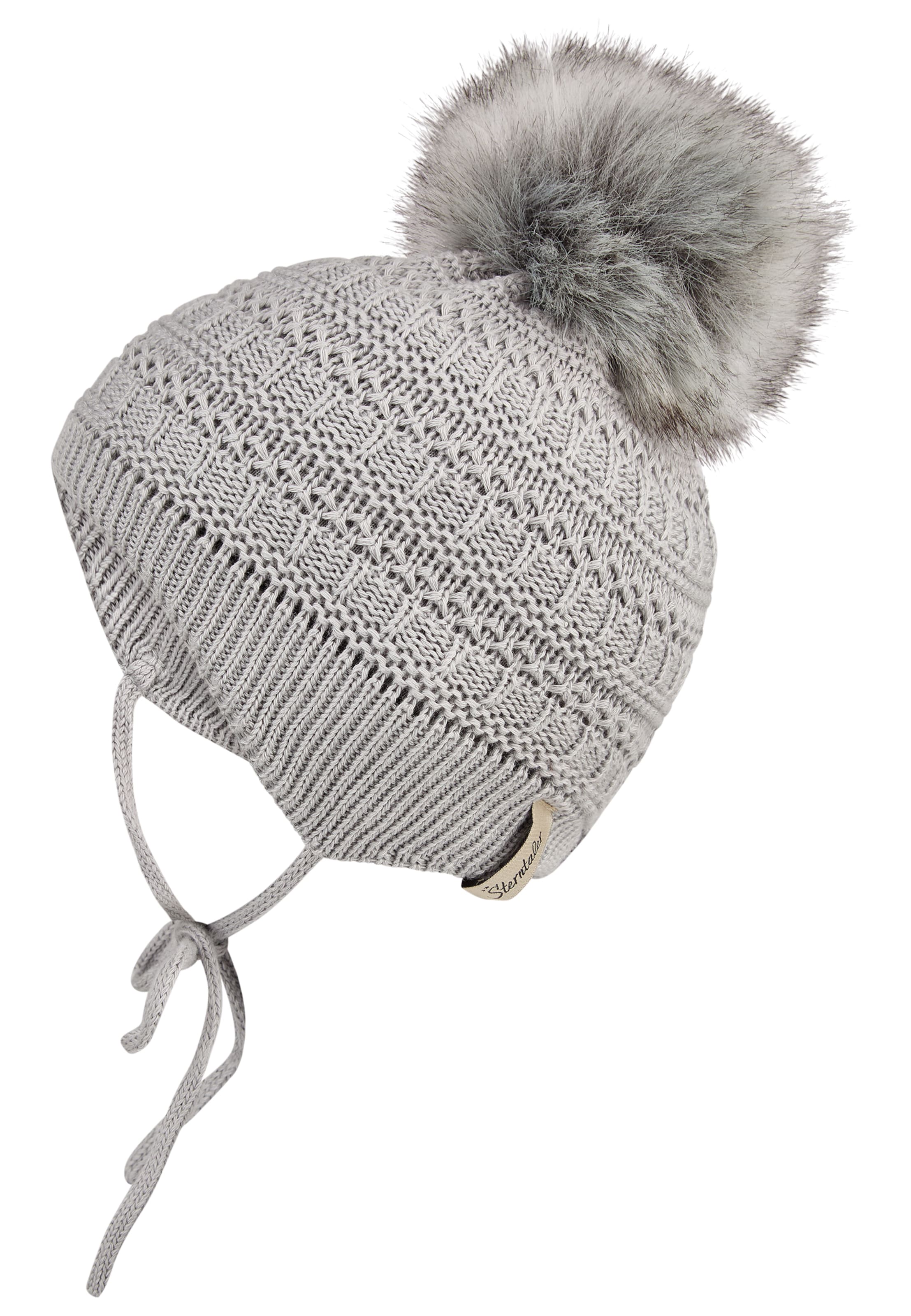 STERNTALER Mütze in Grau: Vorderseite