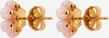 Boucles d'oreilles Design Letters en rose