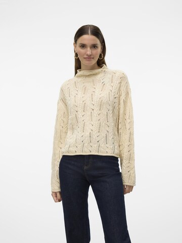 VERO MODA Pullover i beige: forside