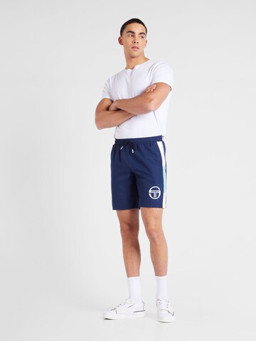 Sergio Tacchini Regularen Hlače 'ADVANTAGE STAFF' | modra barva