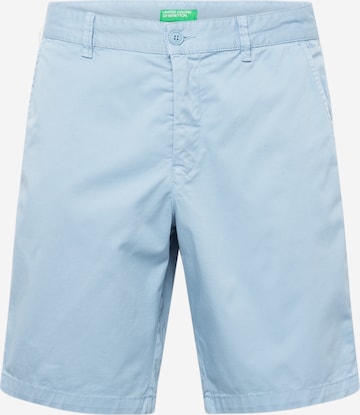 Pantaloni eleganți de la UNITED COLORS OF BENETTON pe albastru: față