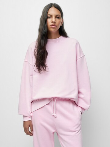 Pull&Bear Mikina – pink: přední strana