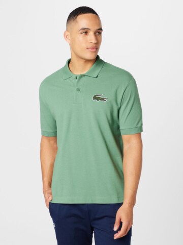 T-Shirt LACOSTE en vert : devant