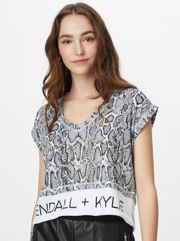 KENDALL + KYLIE Shirt in Zwart: voorkant