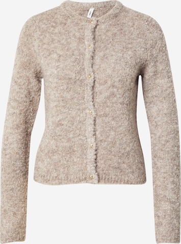 ONLY Strickjacke 'ONLCILLE' in Beige: Vorderseite