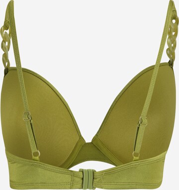 Hunkemöller T-shirt Bikinitop 'Palm' in Groen