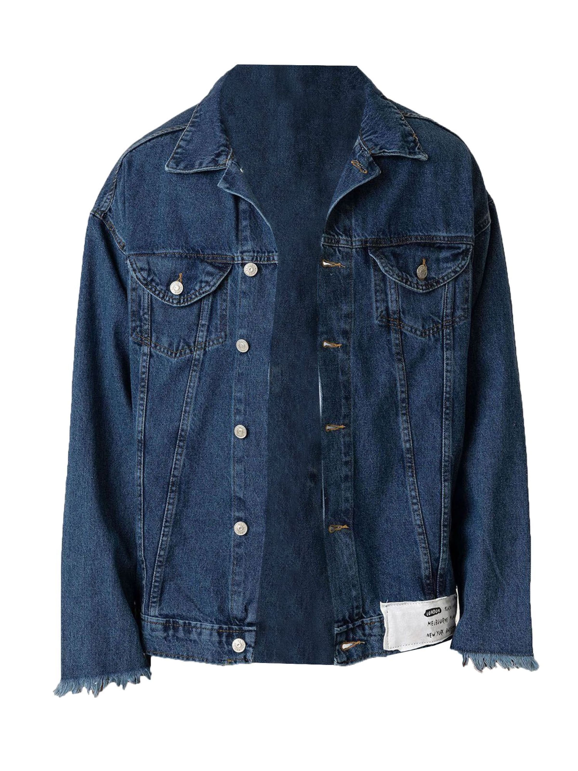 Dandalo Between-season jacket in Blue: front
