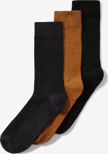 JACK & JONES Sukat 'JACKAIDEN' koossa 41-46 värissä konjakki / antrasiitti / musta, Tuotenäkymä
