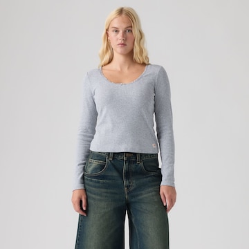 LEVI'S ® Футболка 'DRY GOODS POINTELLE' в Серый: спереди