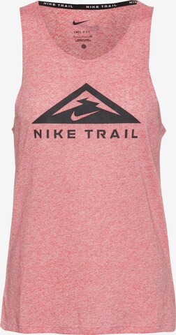 NIKE Sporttop 'Trail' in Roze: voorkant