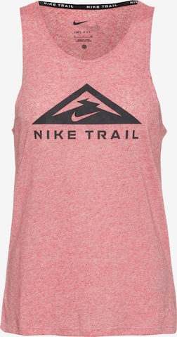 NIKE Urheilutoppi 'Trail' värissä vaaleanpunainen: edessä