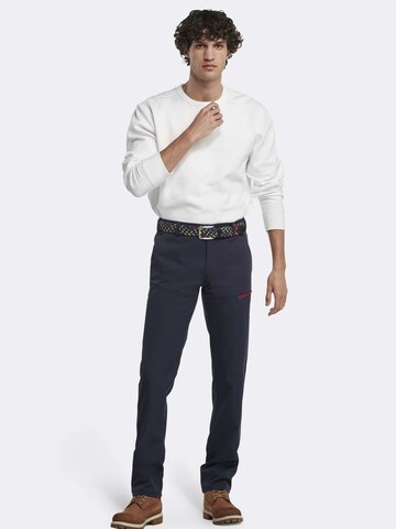 Coupe slim Pantalon chino MEYER en bleu