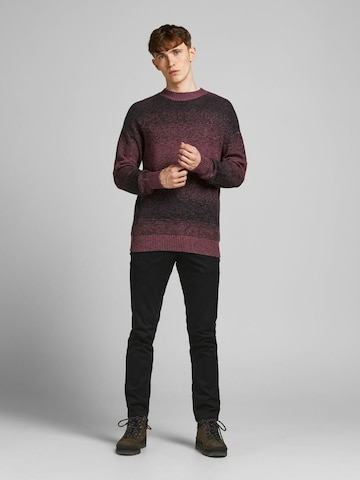 JACK & JONES Sweater in Purple