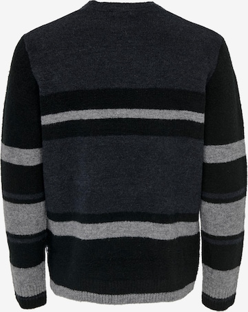 Only & Sons Пуловер 'Patrick' в черно