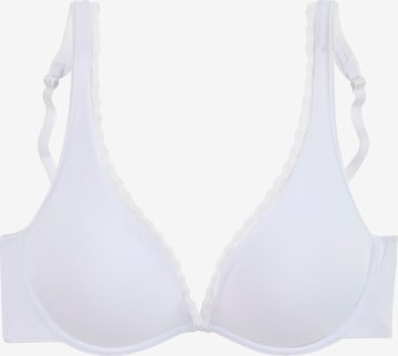 LASCANA T-shirt Bra in White: front