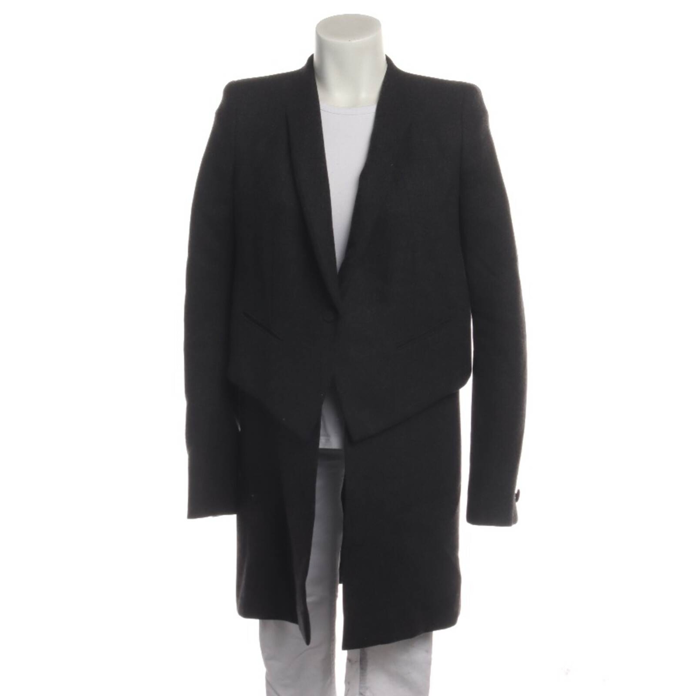 Givenchy Übergangsjacke S in Grau: Vorderseite