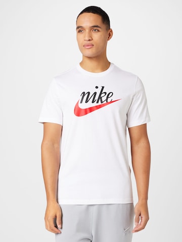 Nike Sportswear Shirt 'FUTURA 2' in Wit: voorkant