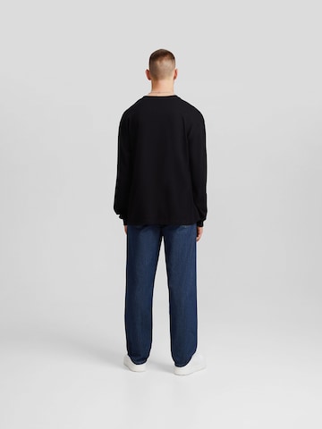 Bershka Loosefit Jeans i blå