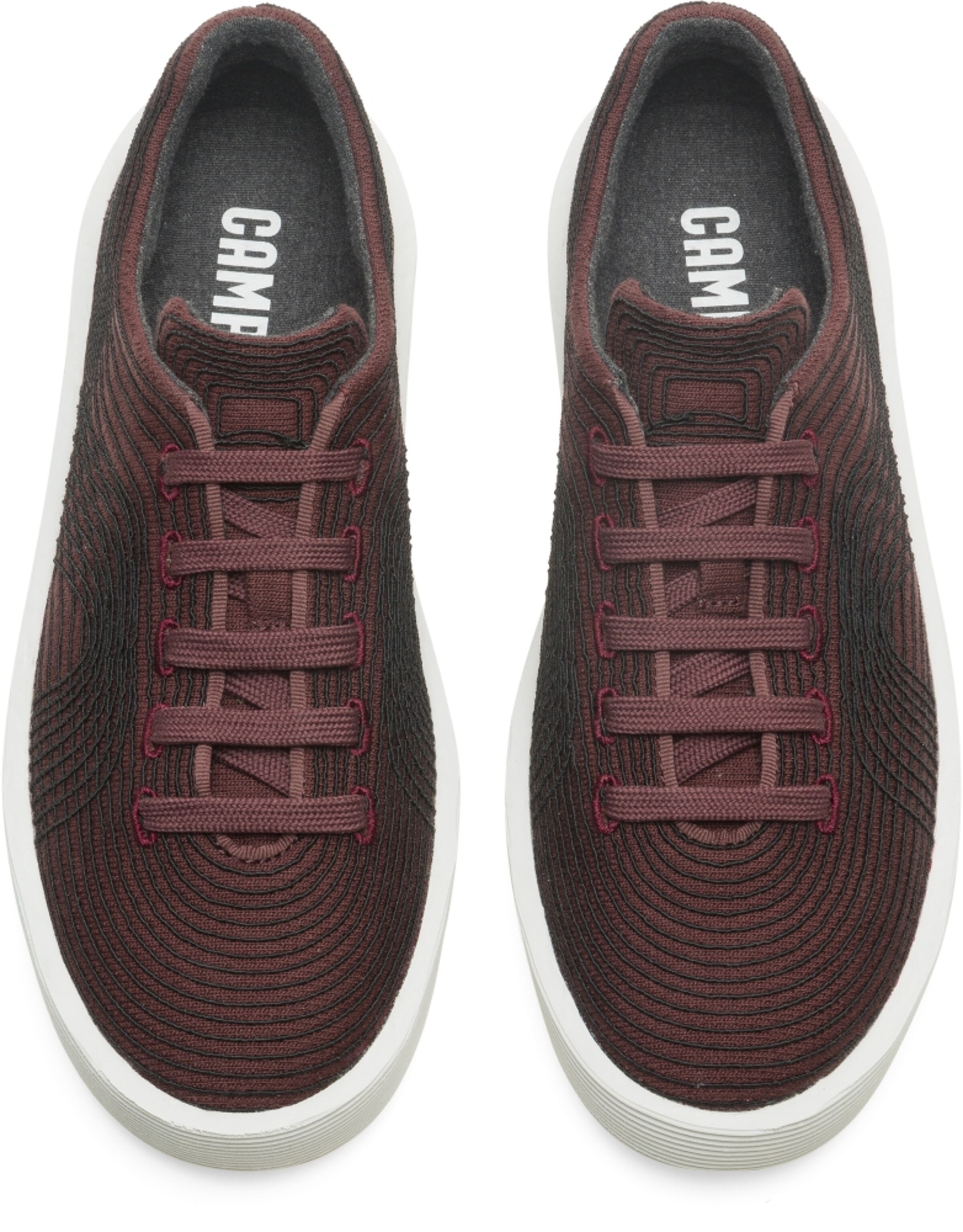 Baskets basses ' Courb ' CAMPER en rouge