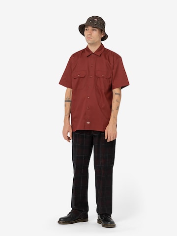 Comfort fit Camicia 'WORK' di DICKIES in rosso