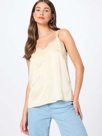 ICHI - Blusa 'IHTAIA' em amarelo: frente