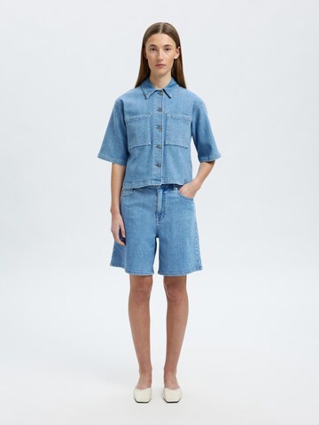 SELECTED Blouse in Blauw