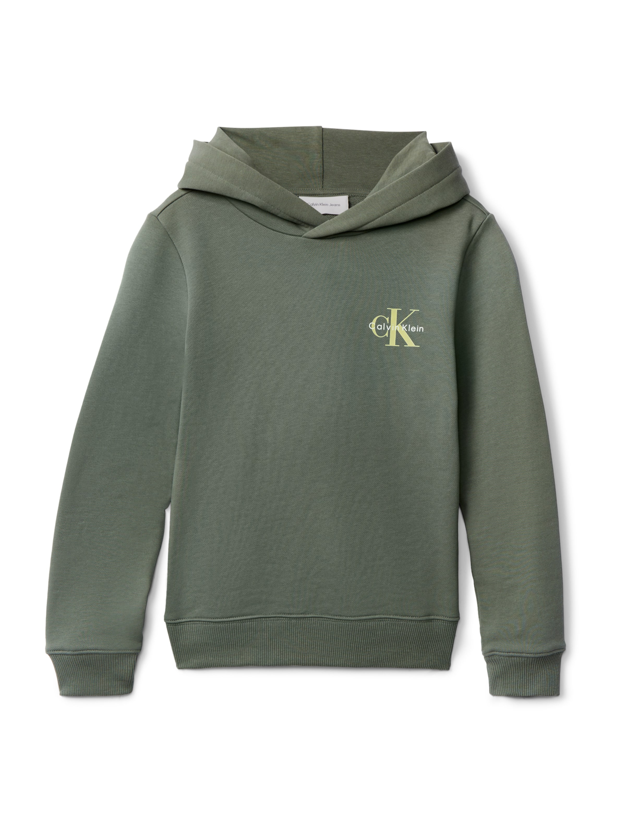 Calvin Klein Jeans Sweatshirt in Grün: Vorderseite