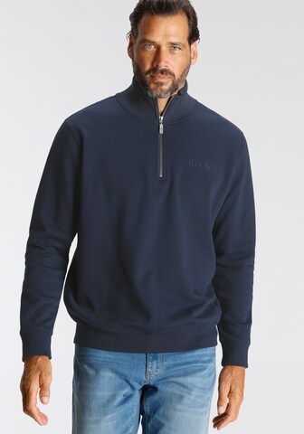 H.I.S Sweatshirt in Blue: front