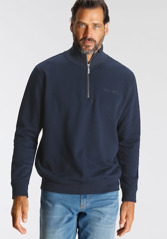 H.I.S Sweatshirt in Blau: predná strana