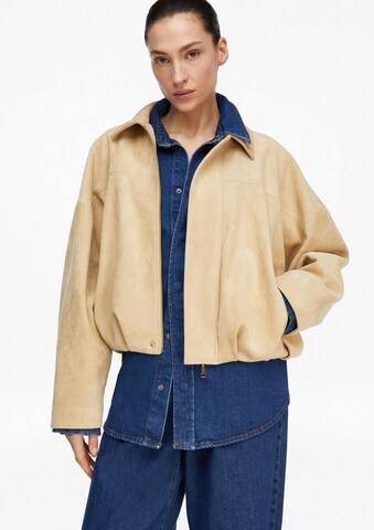 Veste mi-saison COMMA en marron : devant
