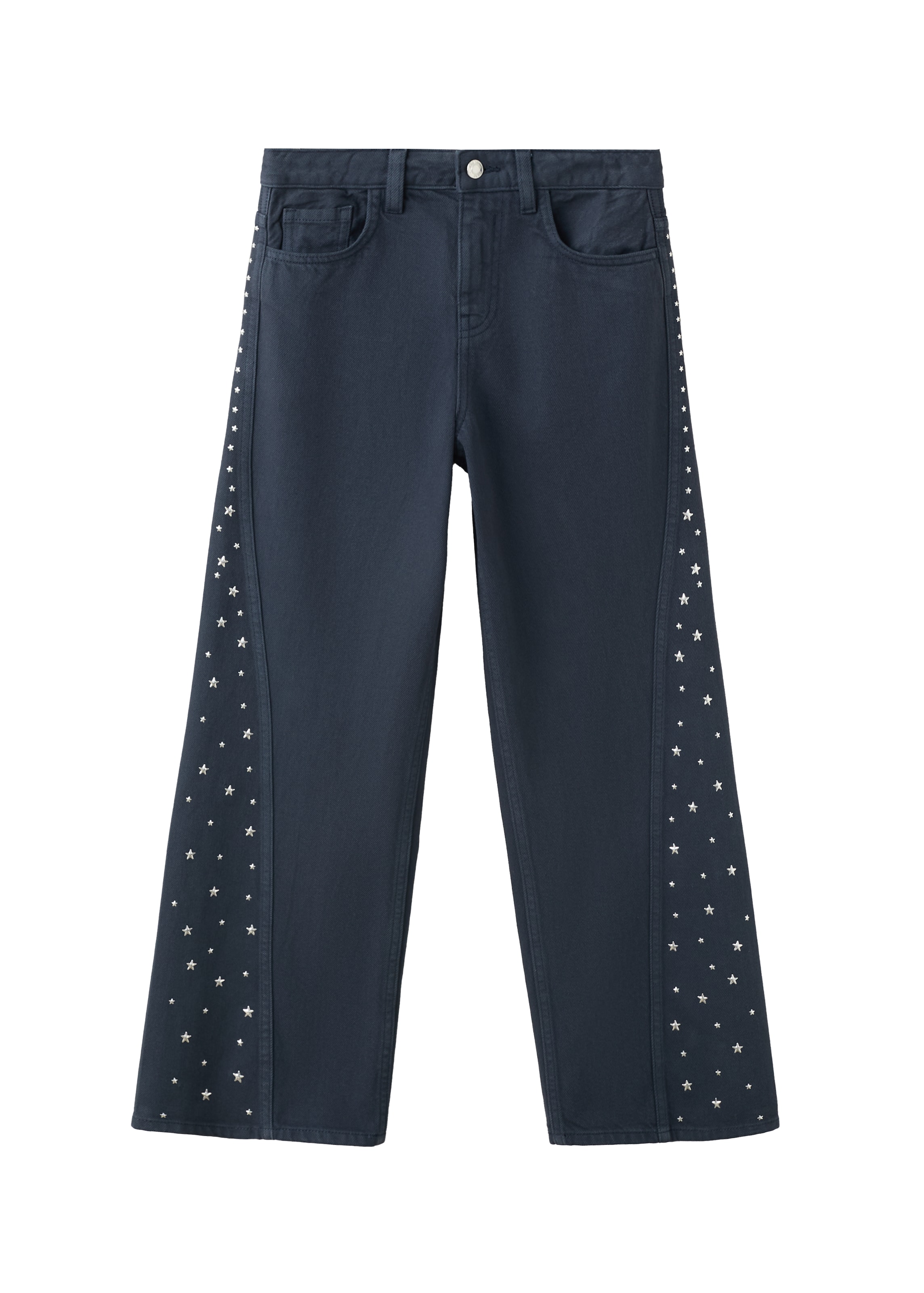 MANGO KIDS Jean 'ESTRELLI' en 116 en marine / argent, Vue avec produit