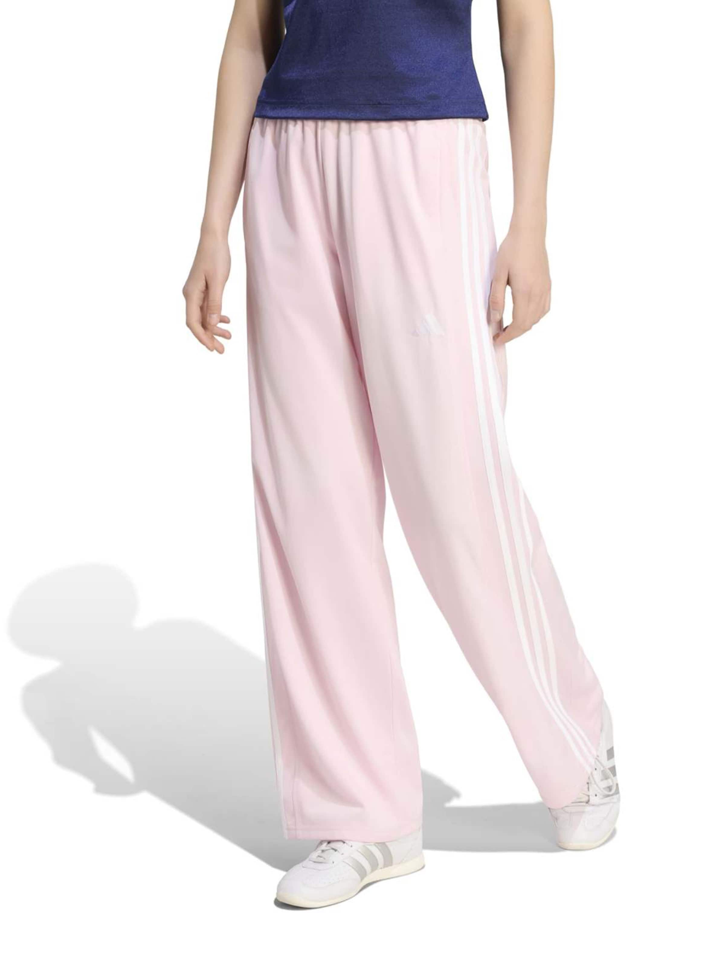 Wide Leg Pantalon de sport ADIDAS SPORTSWEAR en rose : devant