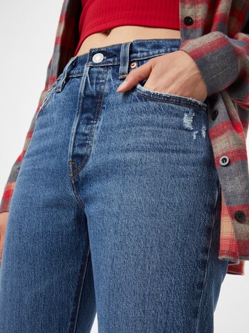 regular Jeans '501® Crop' di LEVI'S ® in blu
