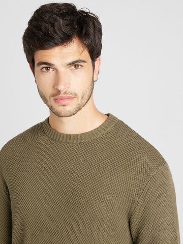 žalia SELECTED HOMME Megztinis 'Henny'