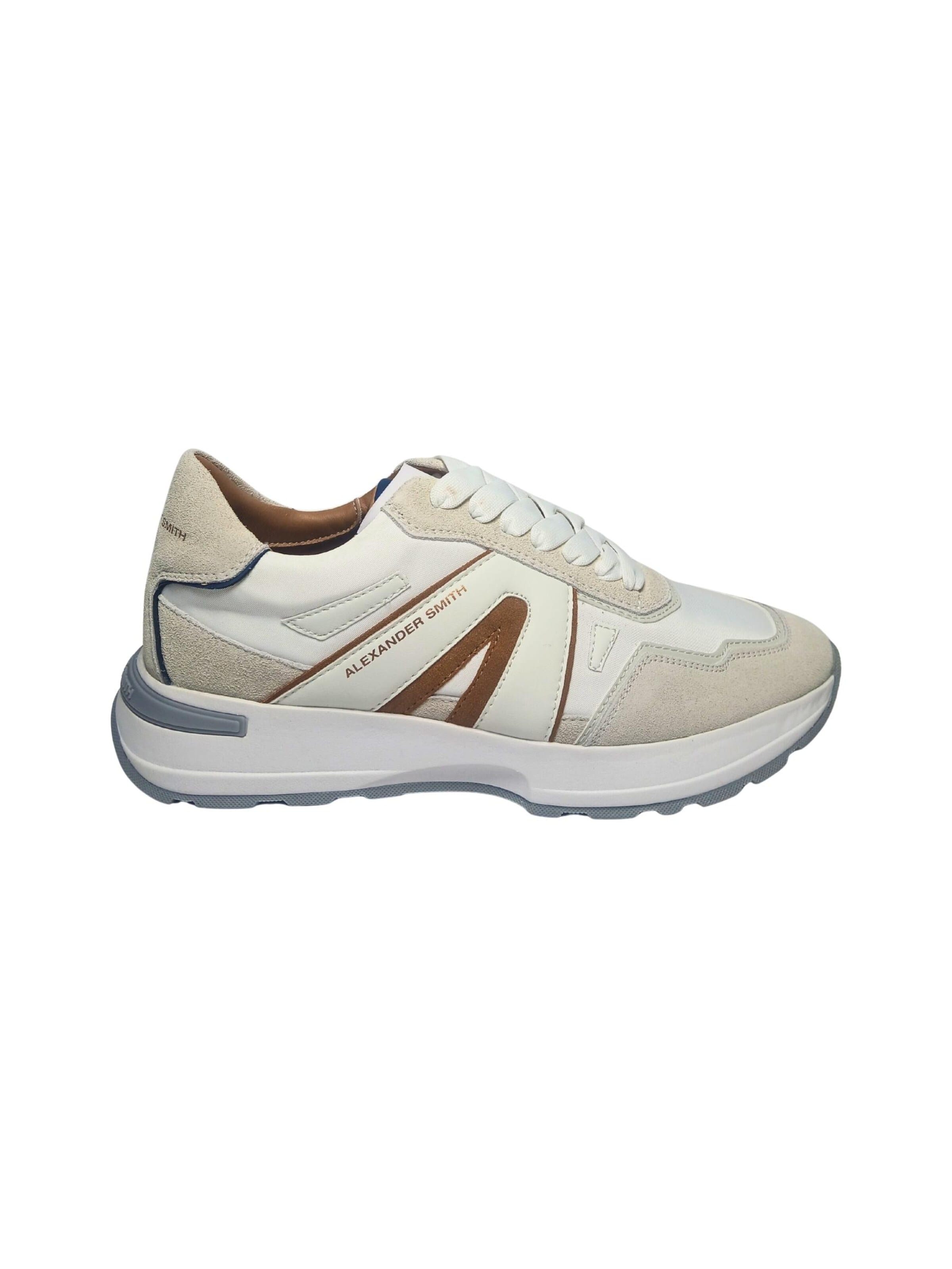 Alexander Smith Sneakers laag in Wit: voorkant