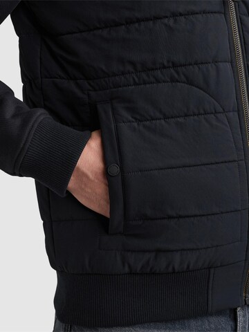 PME Legend Tussenjas 'Hybrid jacket with zipper closure and flight pocket' in Blauw