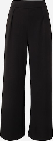 River Island Wide leg Pleat-front trousers in Black: front
