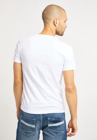 T-Shirt 'Henderson' BRUNO BANANI en blanc