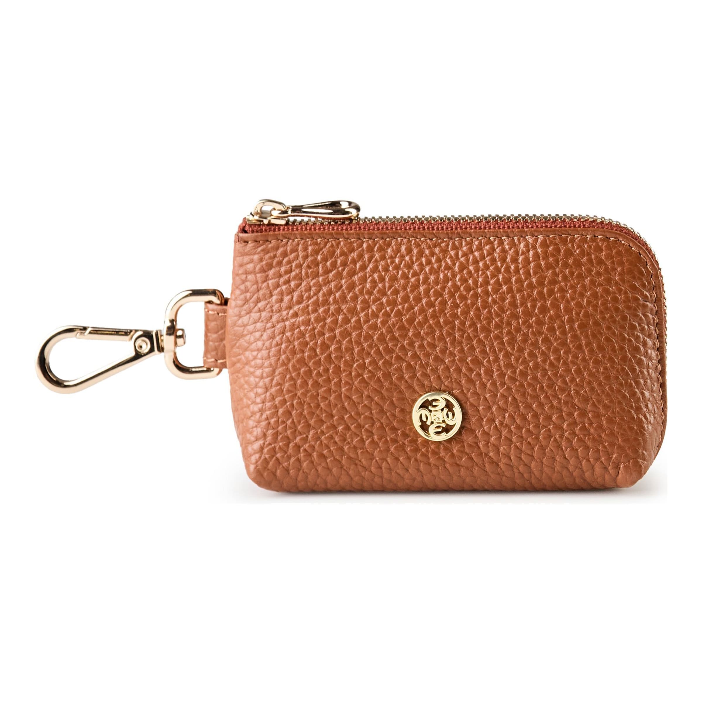 Porte-clés Esquire en marron : devant