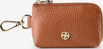 Porte-clés Esquire en marron : devant