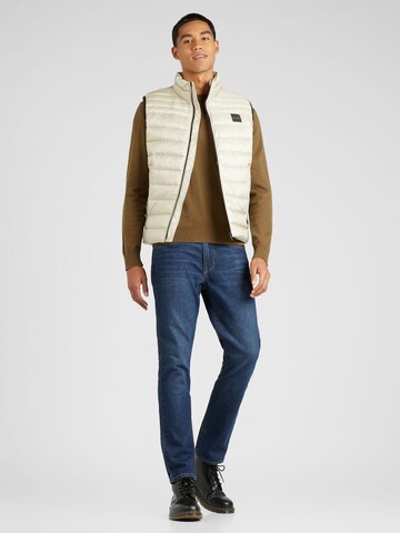 BOSS Vest 'Odeno1' i beige