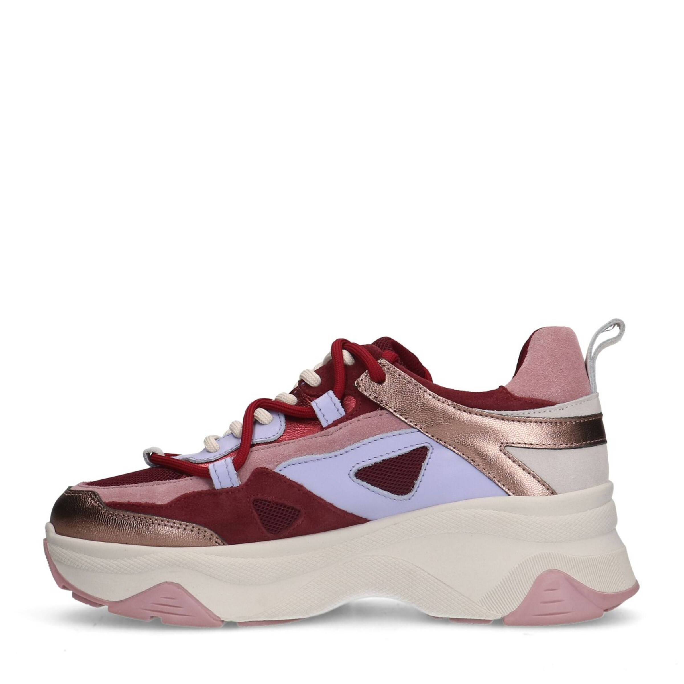 Baskets basses SACHA en rouge